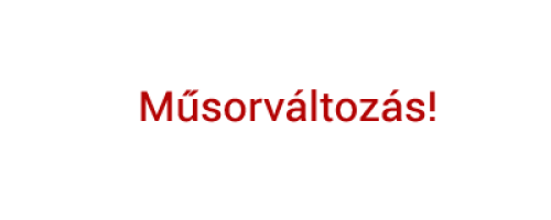 Műsorváltozás